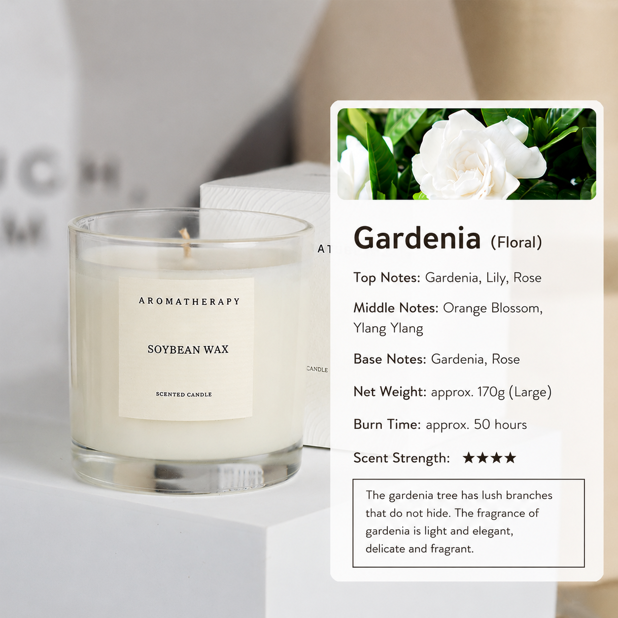 Natural Soy Scented Candle