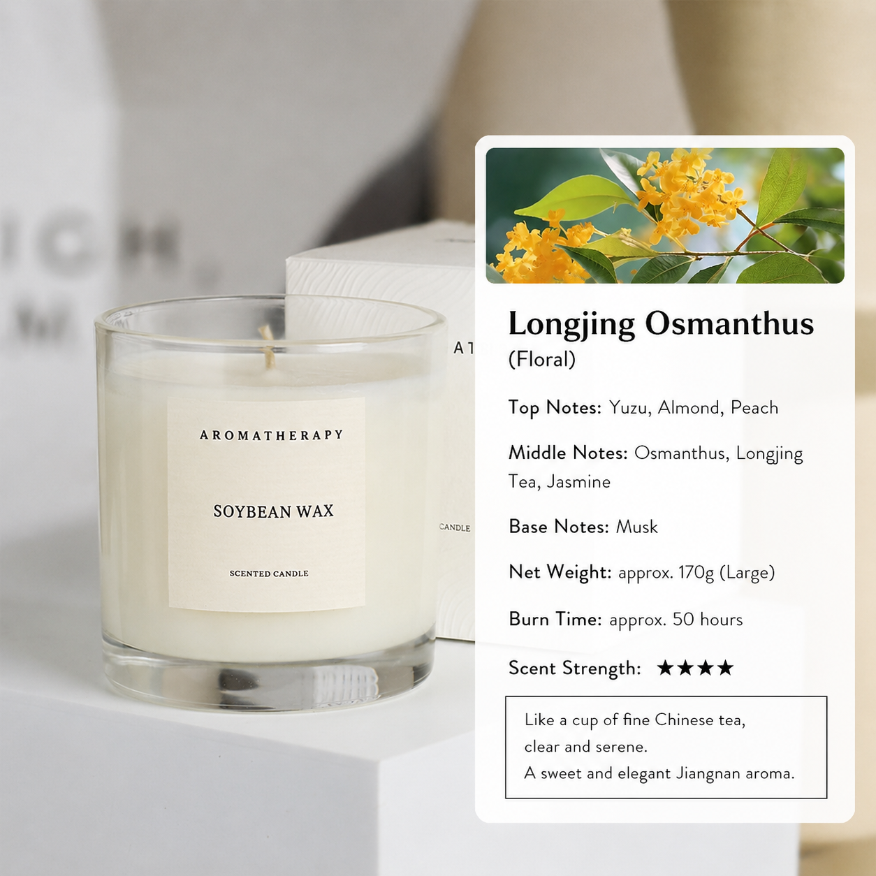 Natural Soy Scented Candle