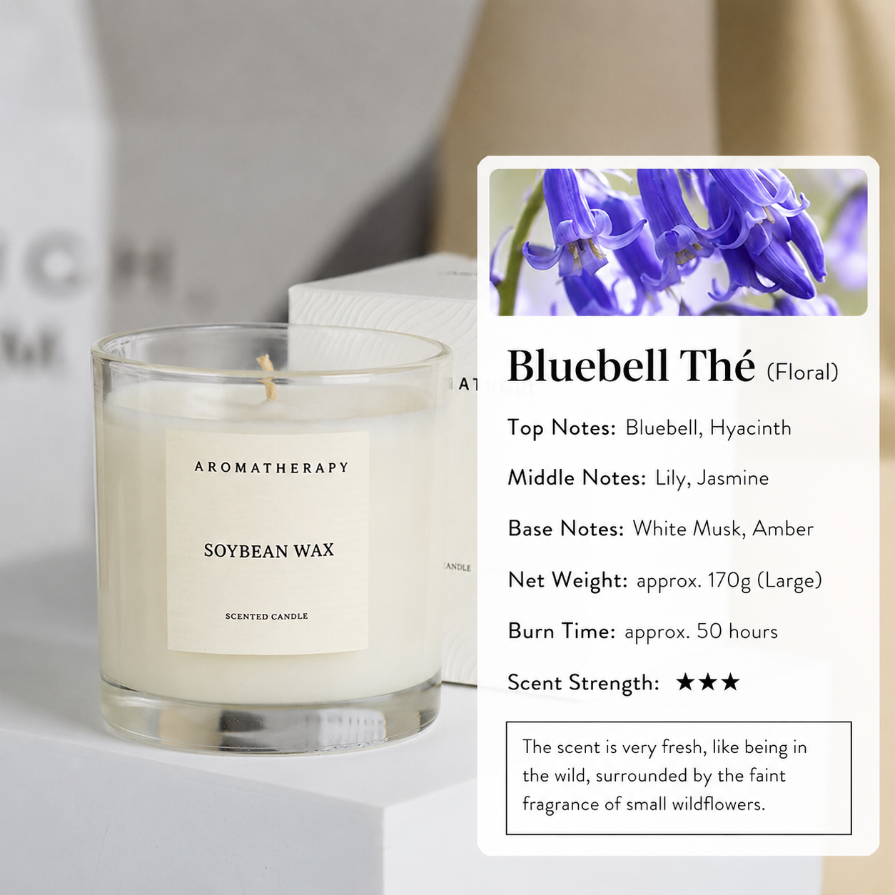 Natural Soy Scented Candle