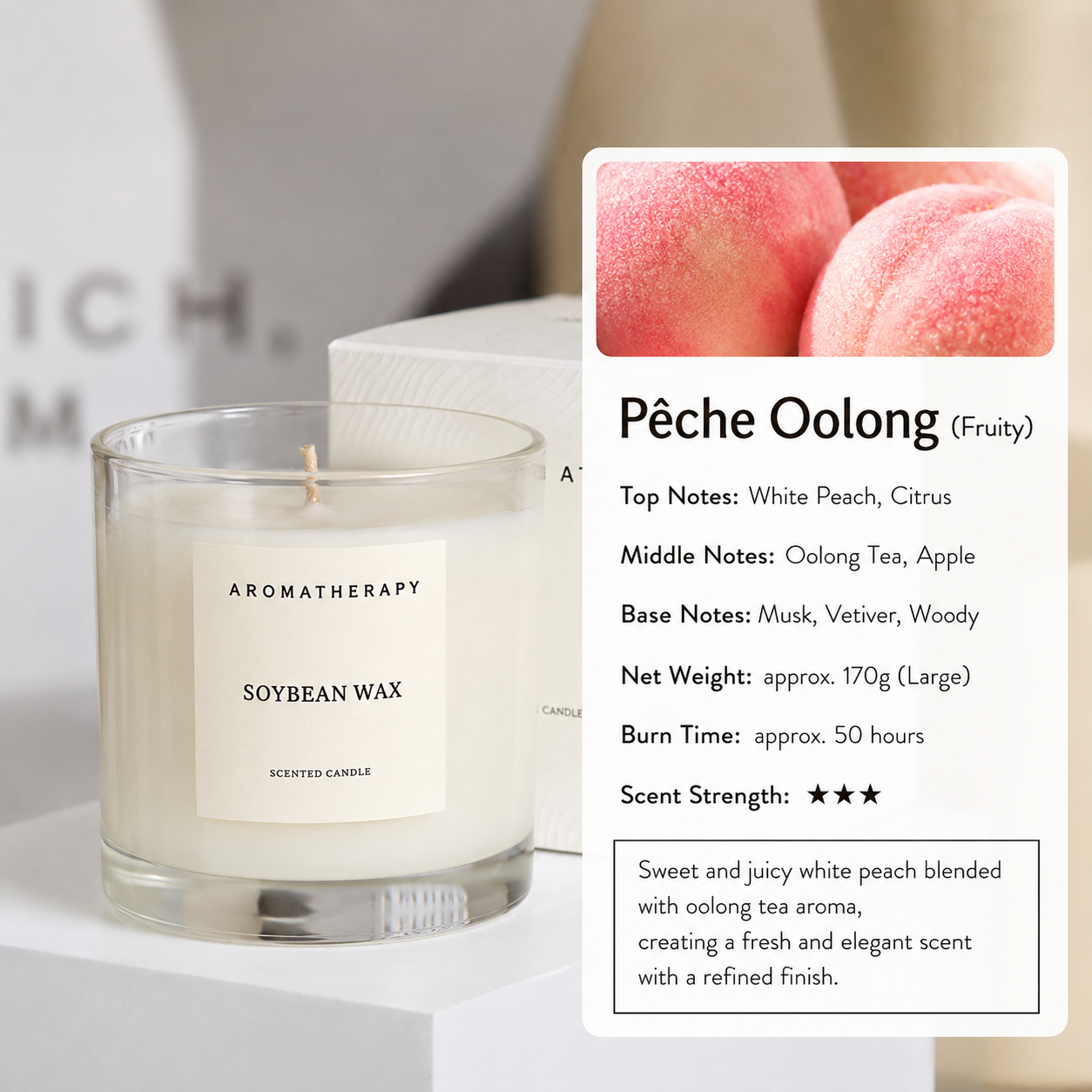 Natural Soy Scented Candle