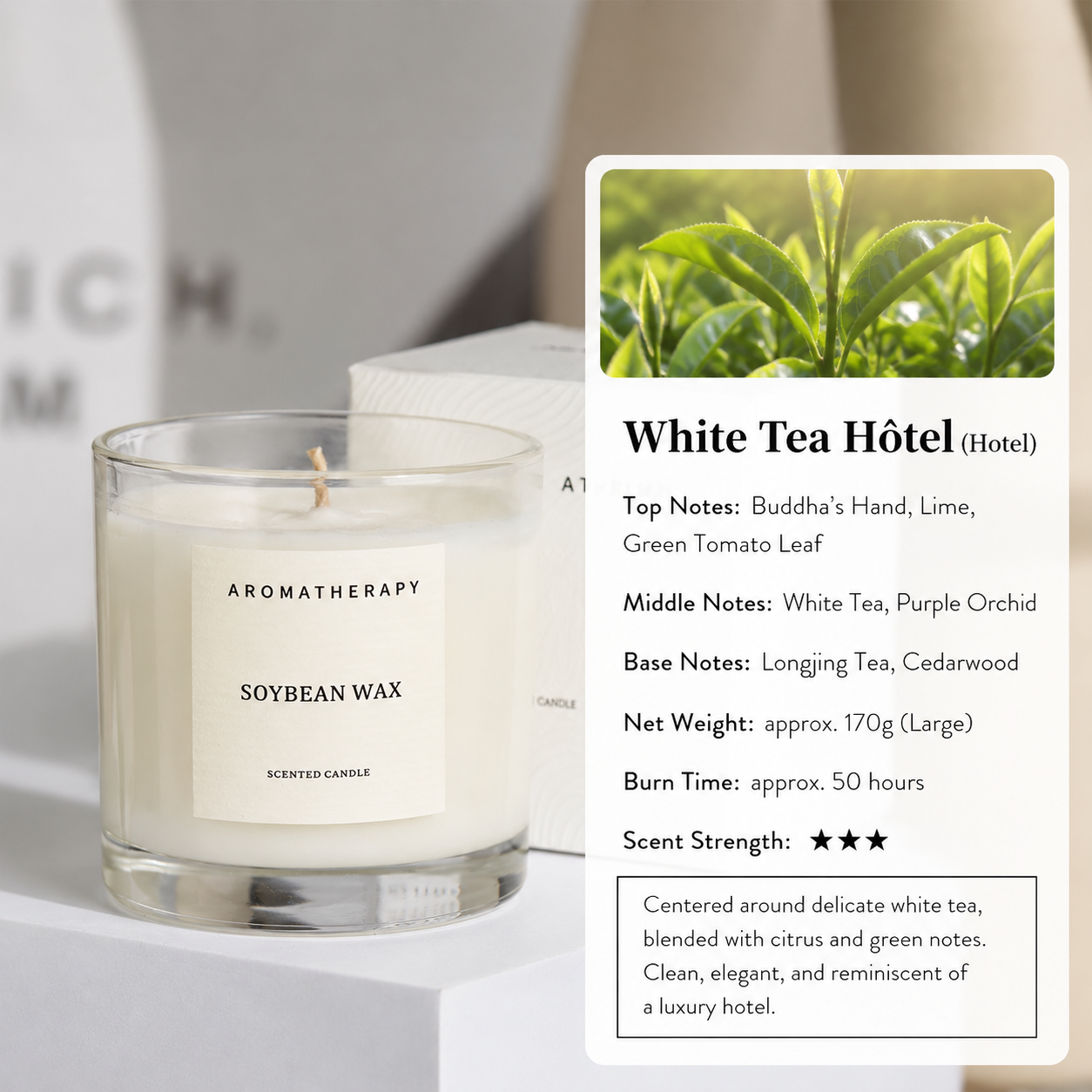 Natural Soy Scented Candle