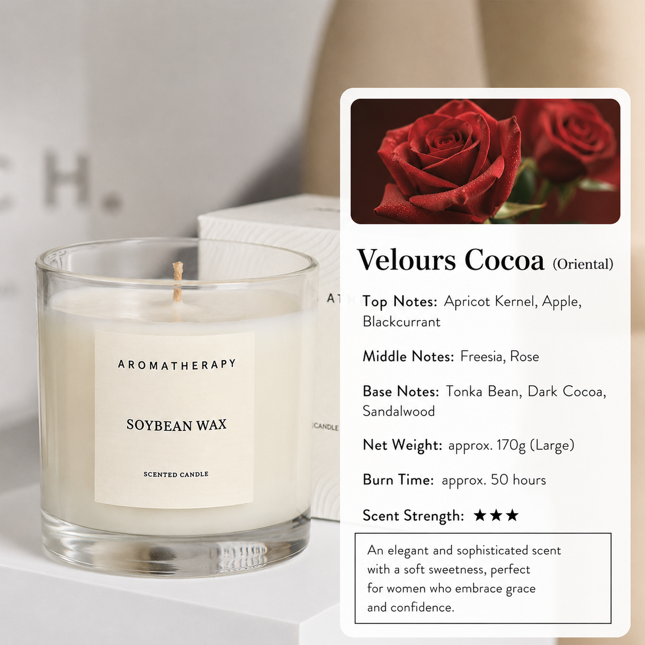 Natural Soy Scented Candle